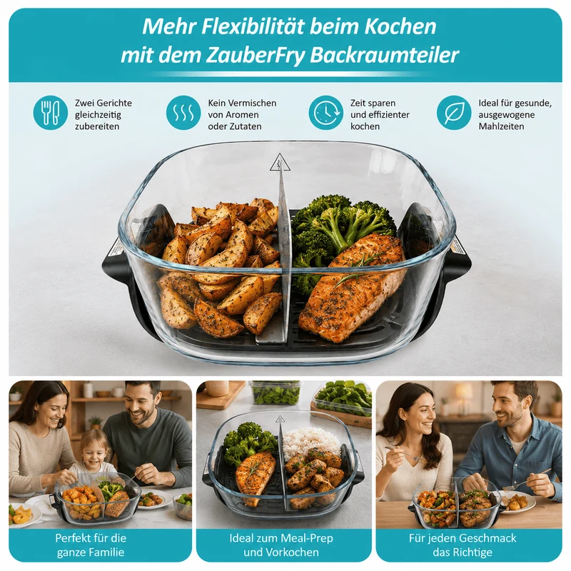 ZauberFry | Backraumteiler Set für Ninja CRISPi 4-in-1