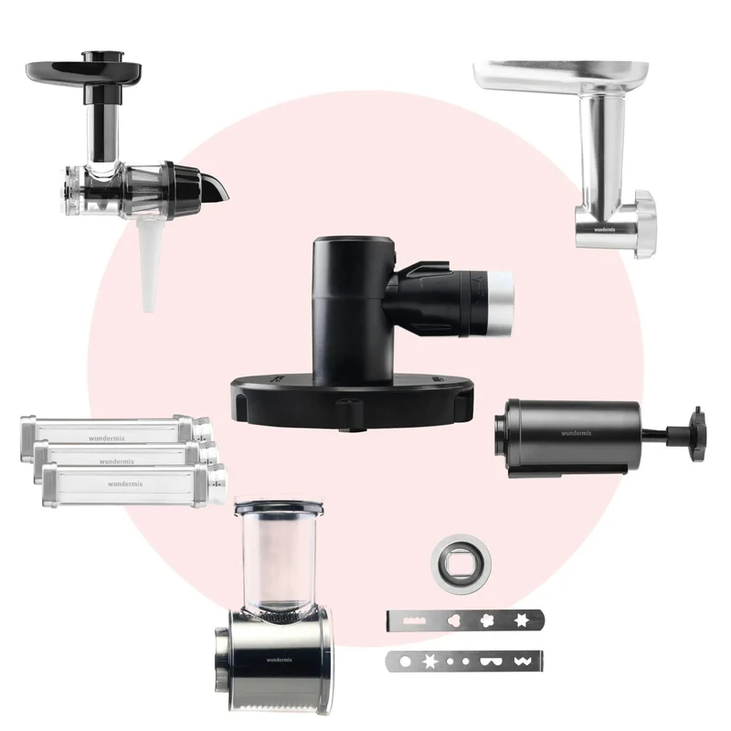 WunderCentix® Profi-Set: Multifunktionsachse mit 5 Aufsätzen