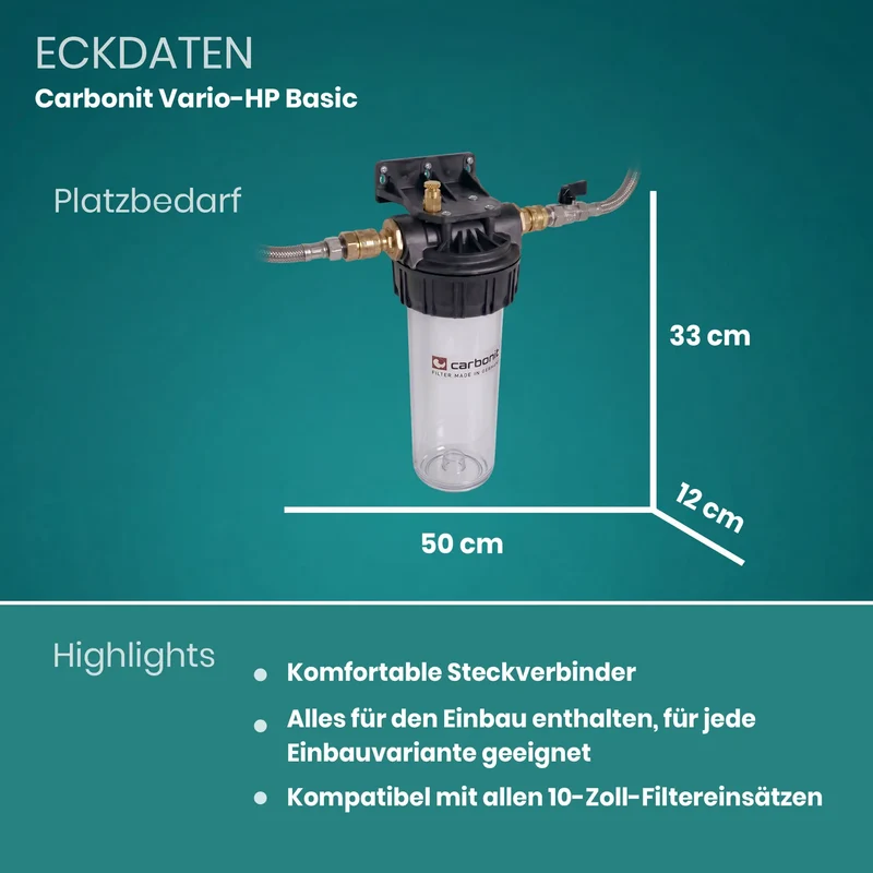Carbonit VARIO Basic Untertisch Wasserfilter