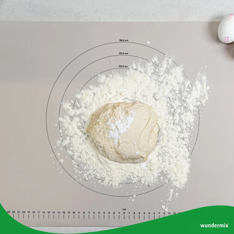 WunderMat® | Teigunterlage «Wundermix» | Premium-Teigmatte aus Silikon
