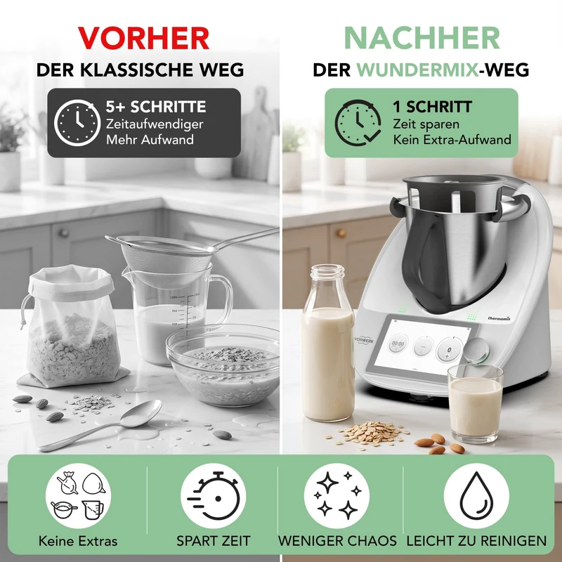 Plantimizer® | Pflanzenmilch-Bereiter für Thermomix TM7, TM6 & TM5