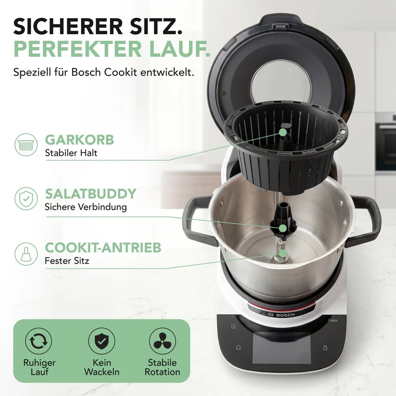 SalatBuddy | Salatschleuder für Bosch Cookit