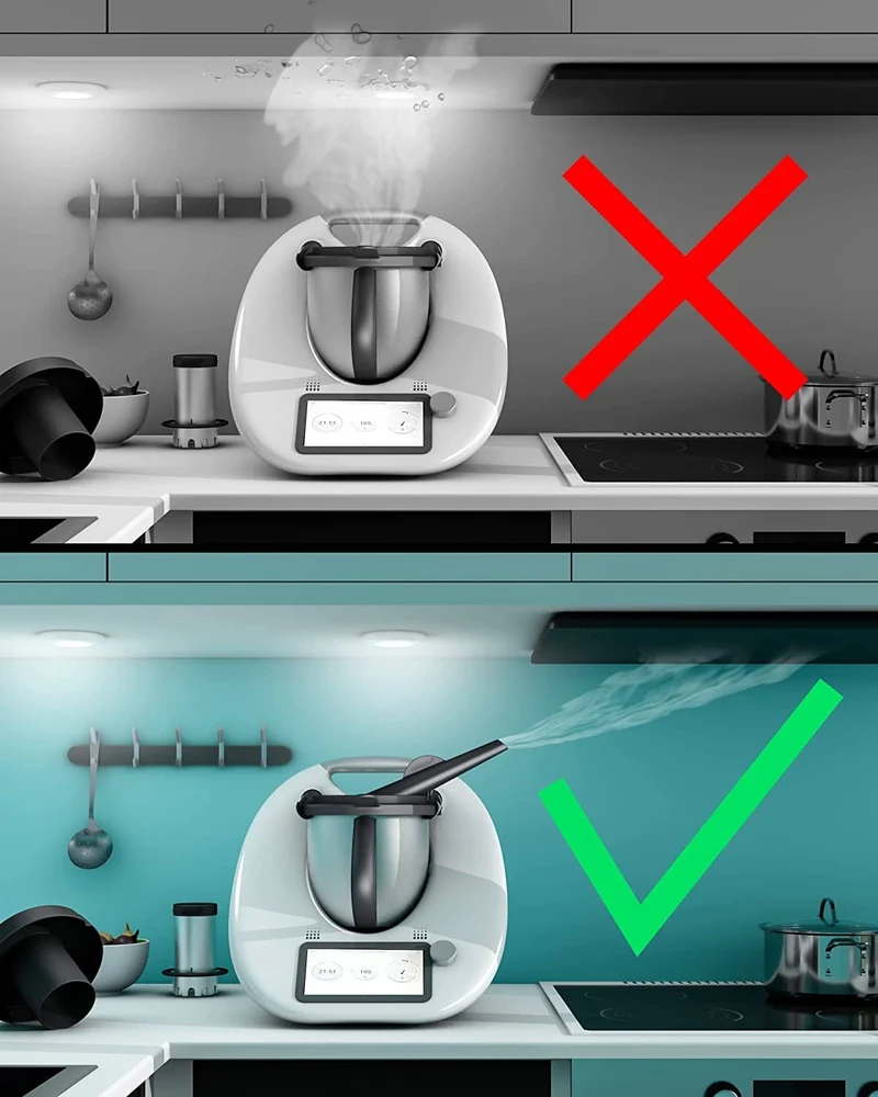 [B-Ware] mixtaste® | Dampfumleiter-Kamin für Thermomix TM6, TM5