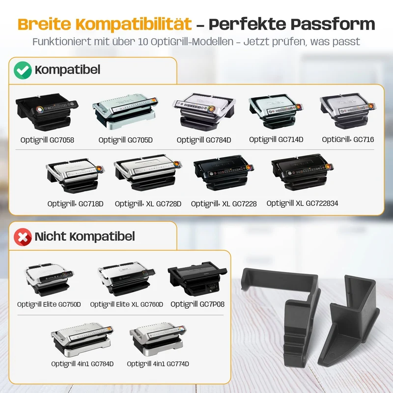 Abstandshalter Clip für Tefal Optigrill & OptiGrill XL