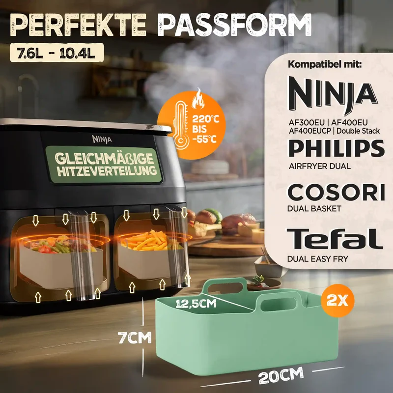 XL Zubehör-Set für Ninja Foodi 12tlg.