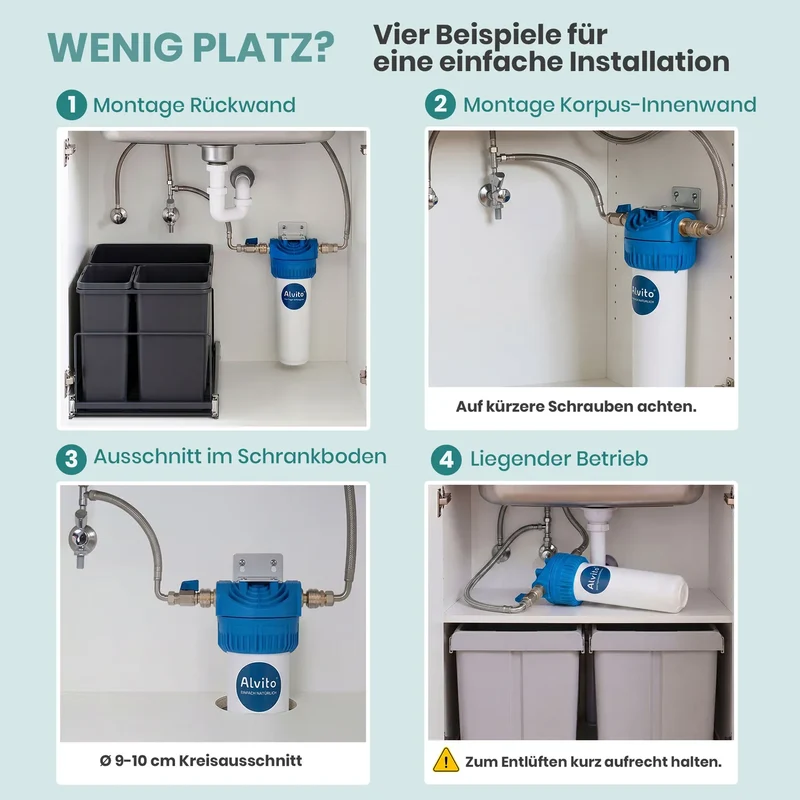 Alvito Untertisch Wasserfilter-System Basic
