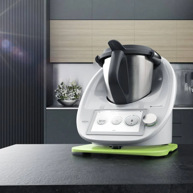 [B-Ware] KitchenSlider® M | V2 Plus | Light Green | Premium-Gleitbrett für Thermomix TM6, TM5