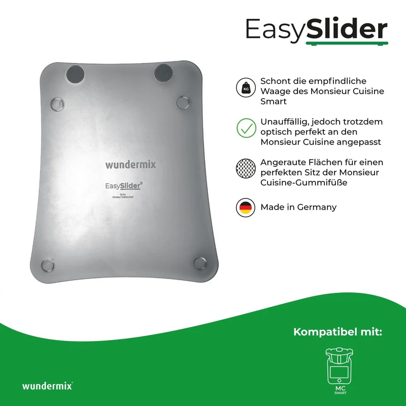 [B-Ware] EasySlider® | Gleitbrett aus Acrylglas für Monsieur Cuisine