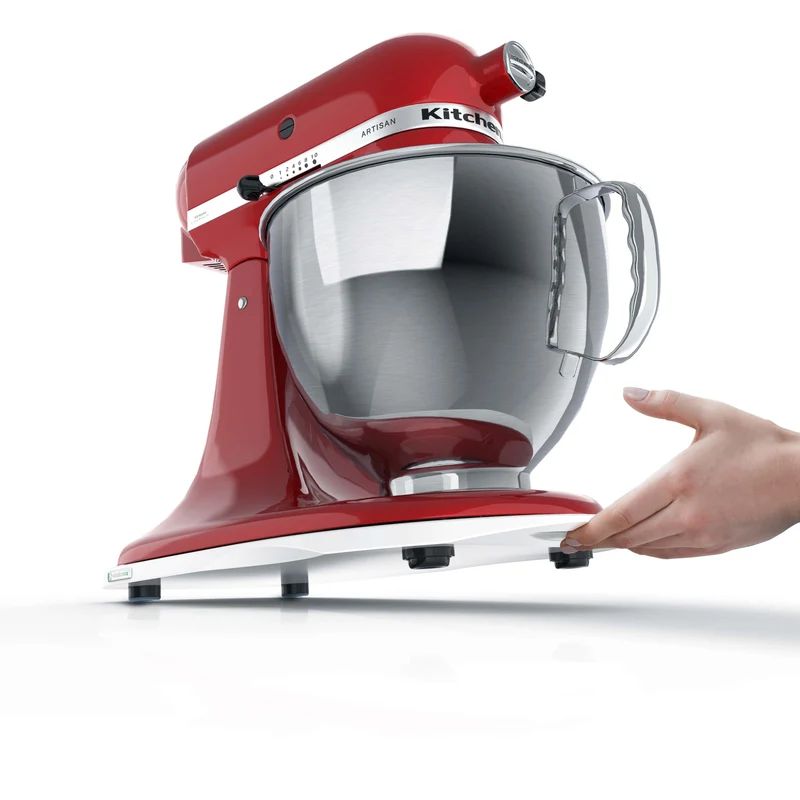 [B-Ware] KitchenSlider® M | Alpine White | Gleitbrett für KitchenAid