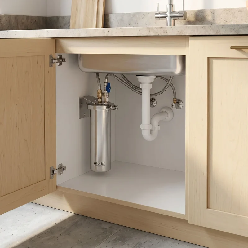 Alvito Untertisch Wasserfilter System Inox T