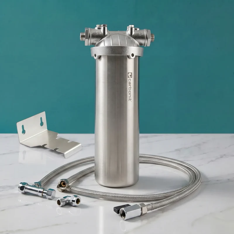 Carbonit Untertisch Wasserfilter VARIO Inox VA aus Edelstahl