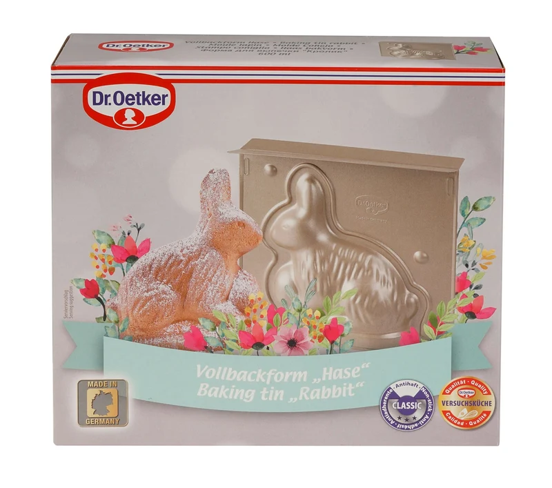 Kuchen-Backform "Osterhase" aus Stahlblech | Für Ostern