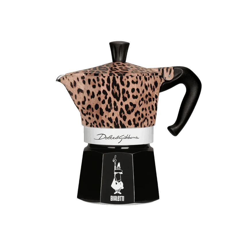 Dolce & Gabbana Leopardo Moka Induktion 4 Tassen