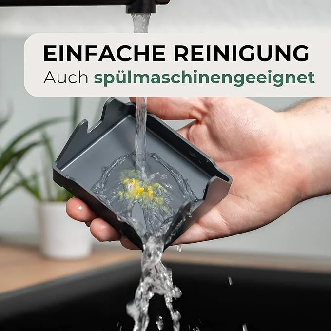 STERNEKOCH Deckelhalter mit Abtropfschale für Thermomix TM6, TM5 und Monsieur Cuisine Compact