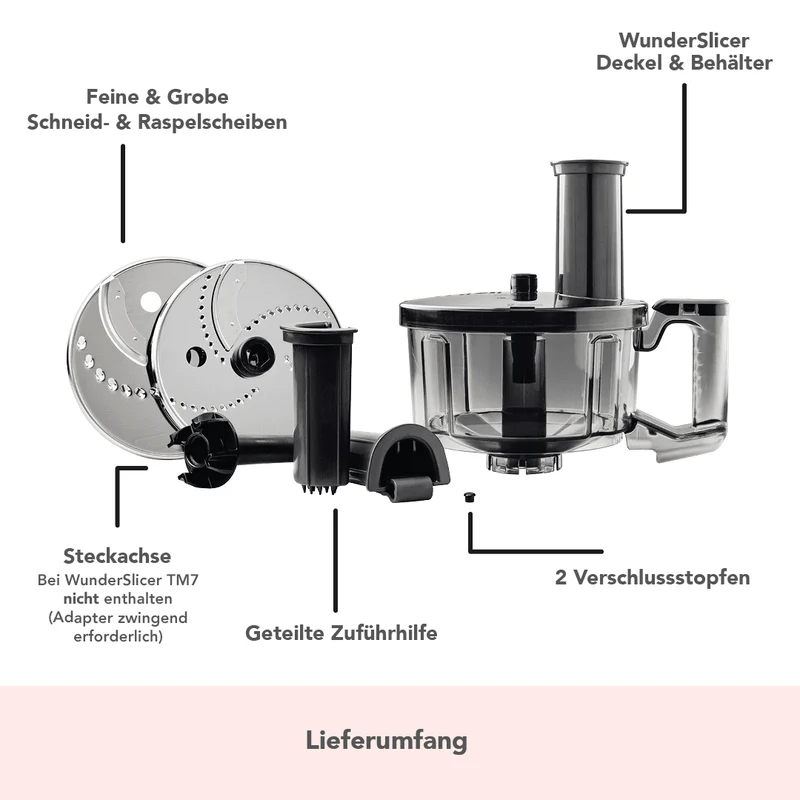 WunderSlicer® V2 | Gemüseschneider für Thermomix