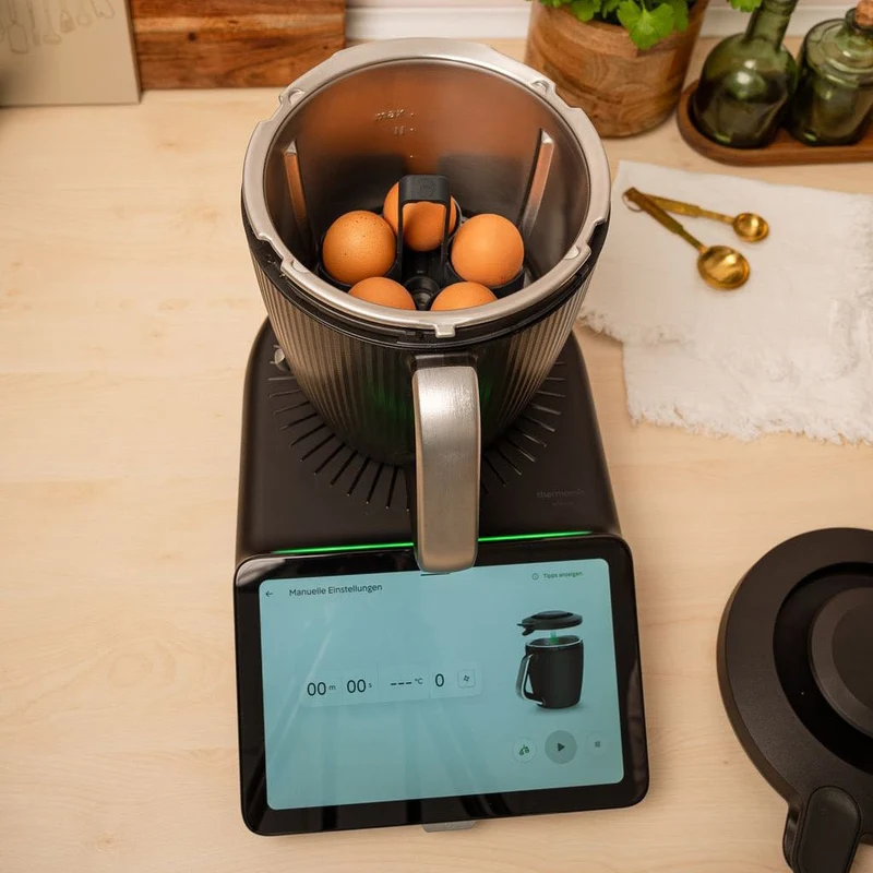 EggPro | Eierhalter-Aufsatz inkl. Träger für Thermomix TM7, TM6, TM5, TM31