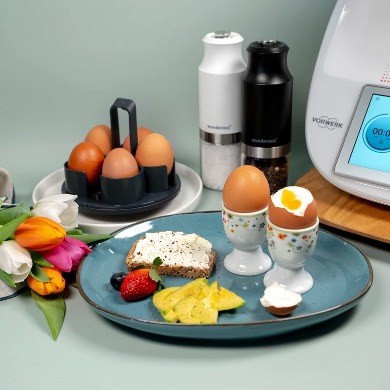 EggPro | Eierhalter-Aufsatz inkl. Träger für Thermomix TM7, TM6, TM5, TM31