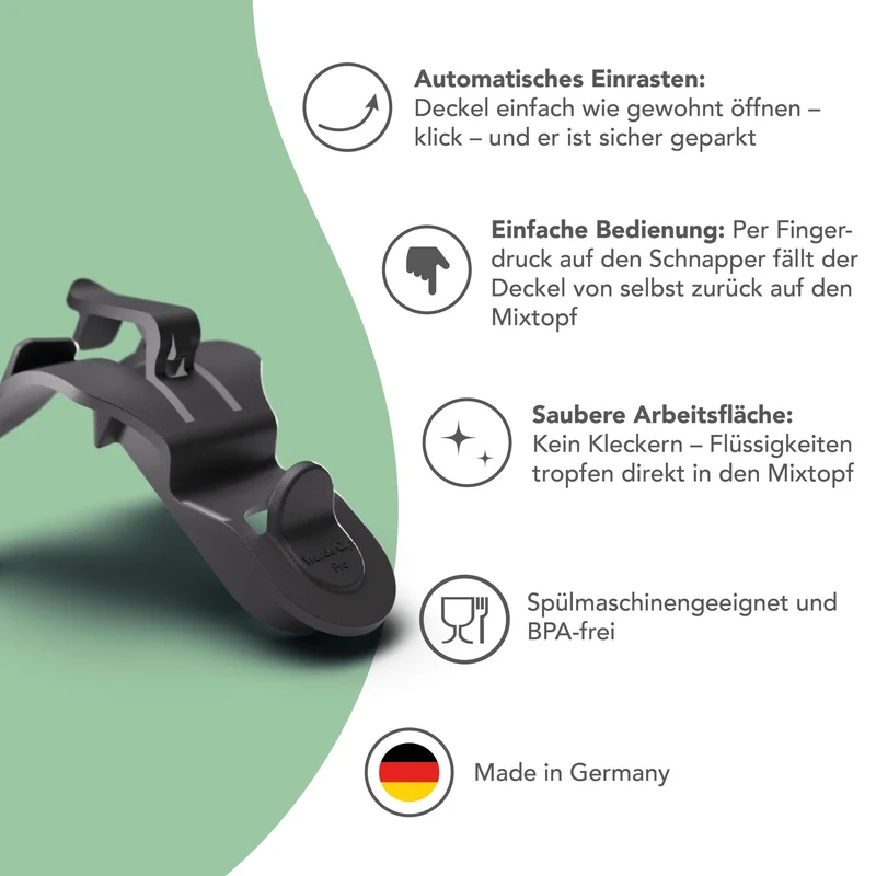 WunderClip® Pro | Deckelhalter für Thermomix TM6, TM5
