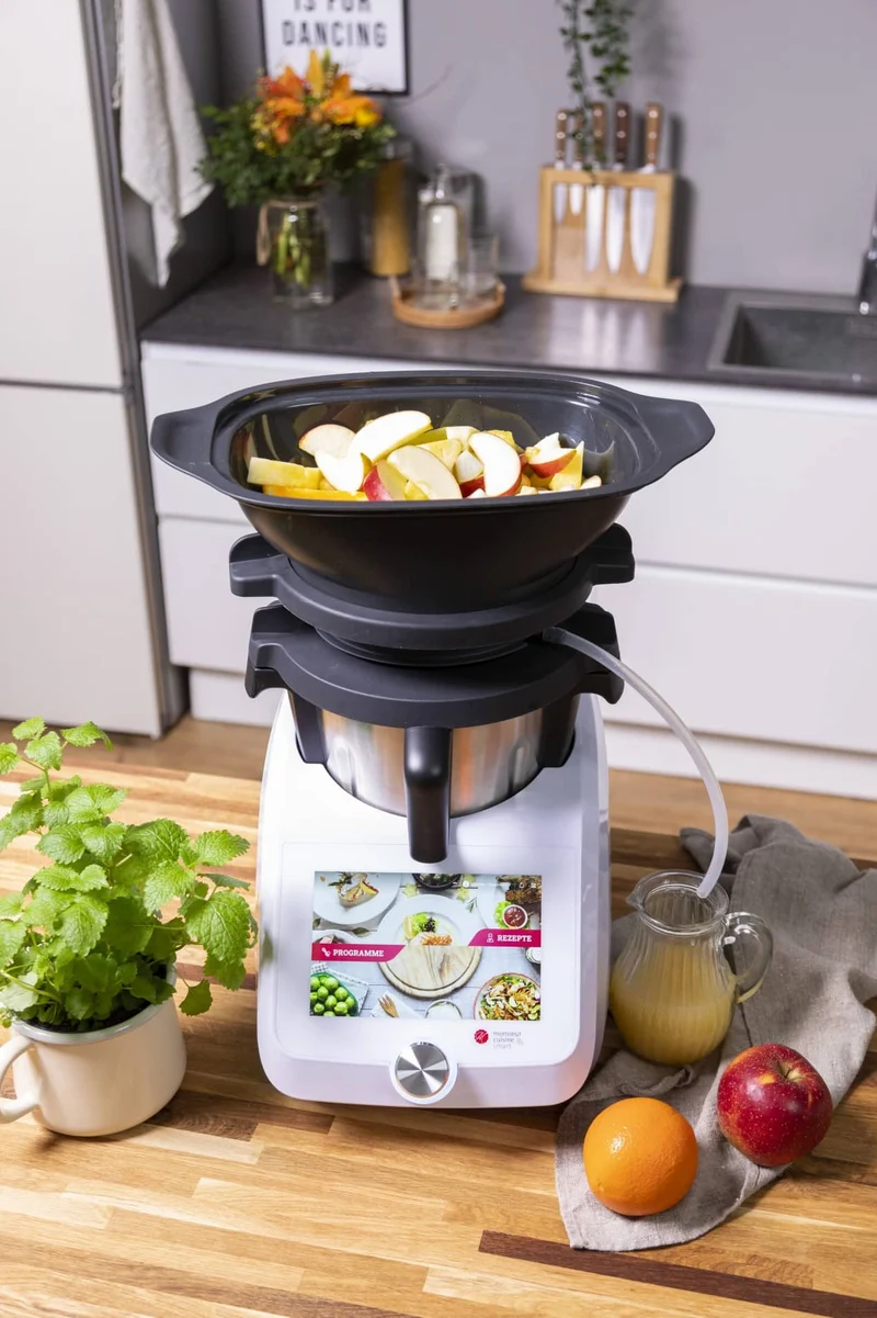 Dampfentsafter-Aufsatz von MixFino® für Monsieur Cuisine Smart, Trend, Connect