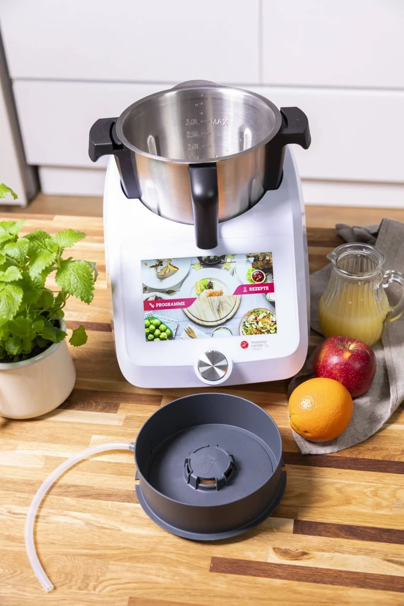 Dampfentsafter-Aufsatz von MixFino® für Monsieur Cuisine Smart, Trend, Connect