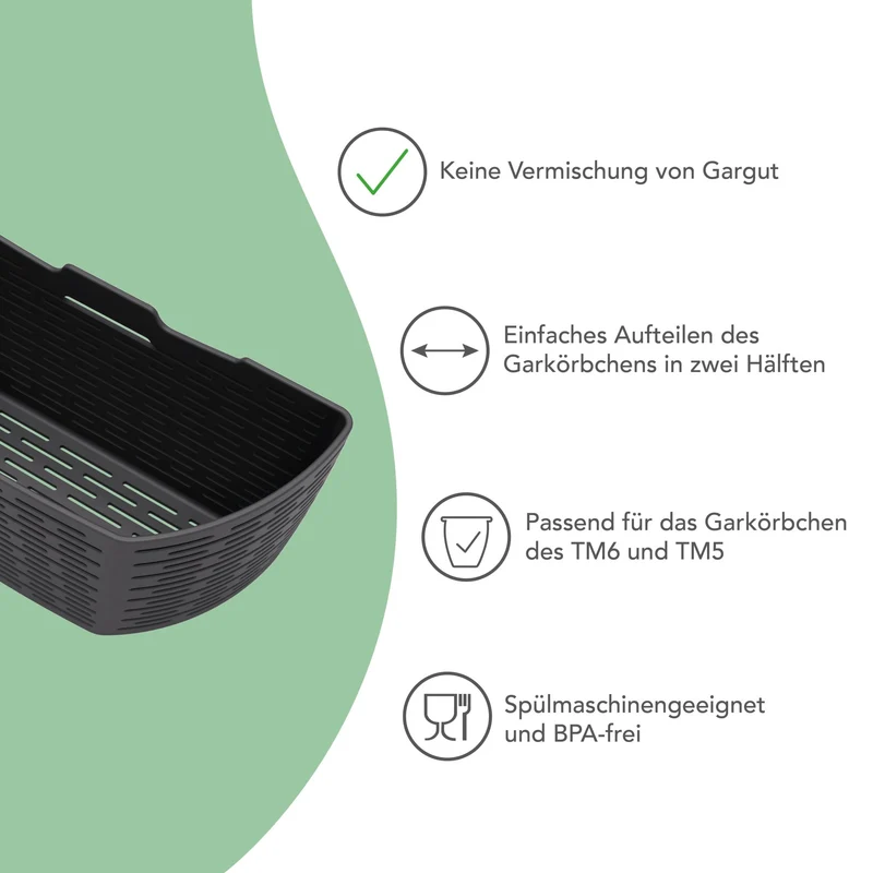 GarBuddy® | Einsatz für Garkorb des Thermomix TM7, TM6, TM5, TM31