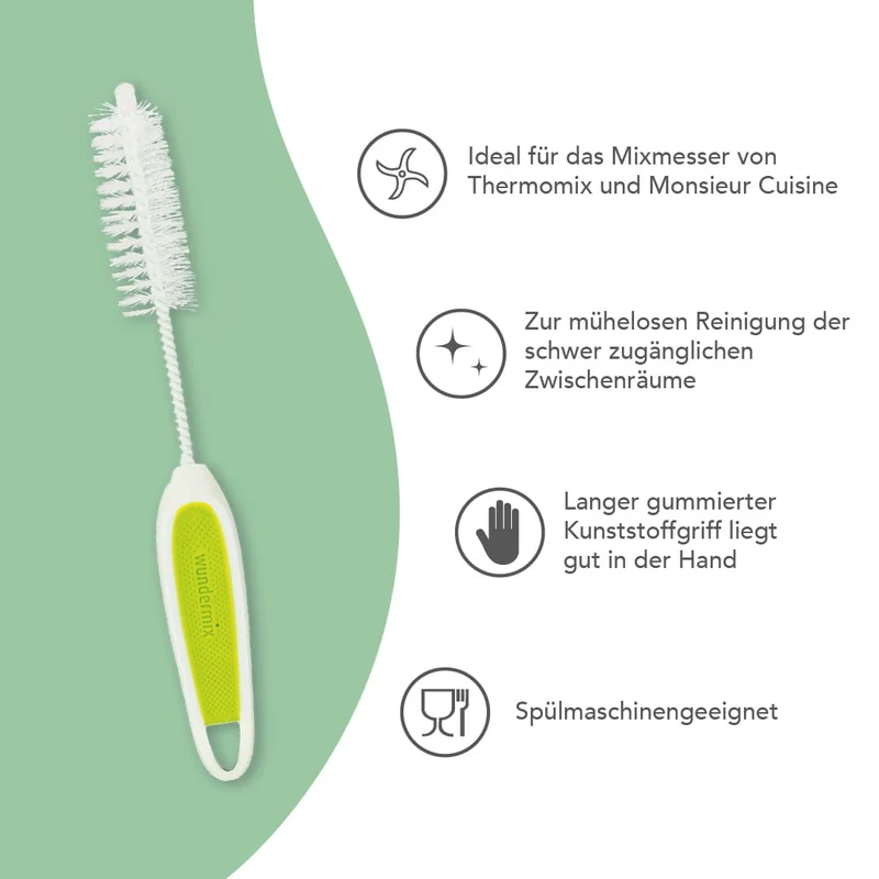 WunderBrush® Blade | Reinigungsbürste für Mixtopfmesser