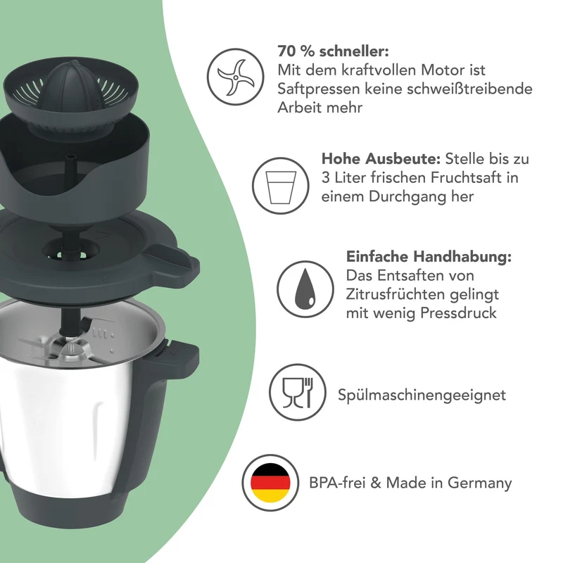 WunderJuicer® | Saftpresse für Monsieur Cuisine Connect, Trend und Smart