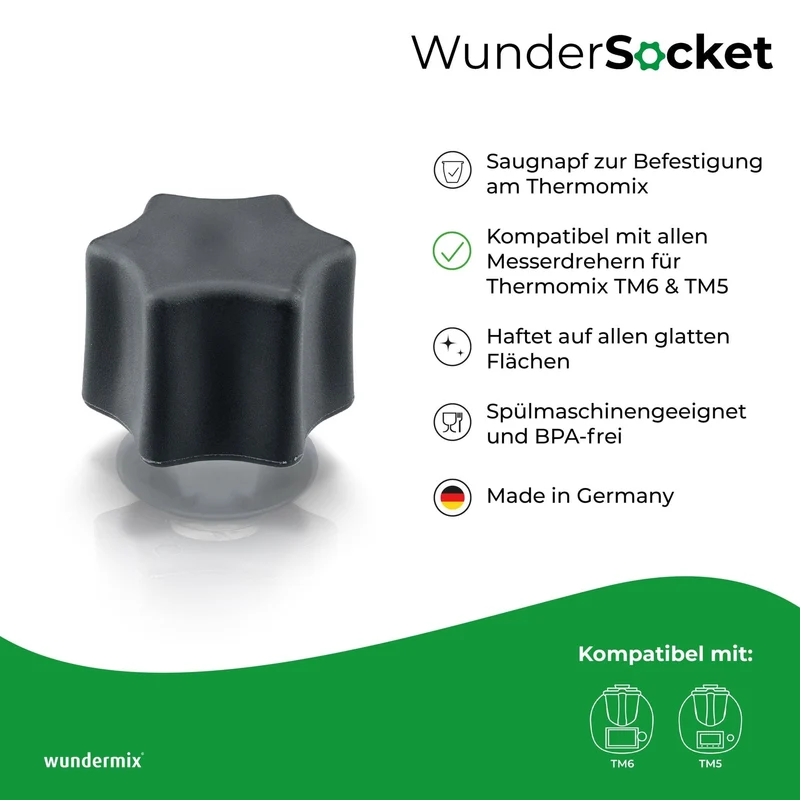 WunderSocket® | Teiglöser-Halterung für Thermomix TM6, TM5