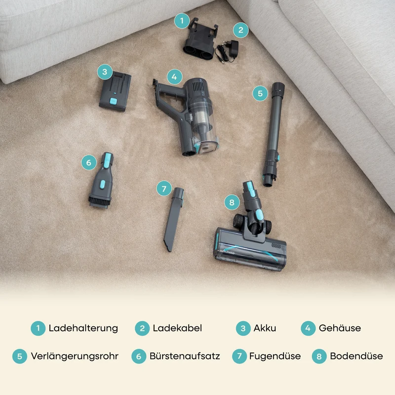Achaté Stabstaubsauger V2