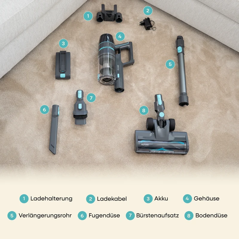 Achaté Stabstaubsauger PRO