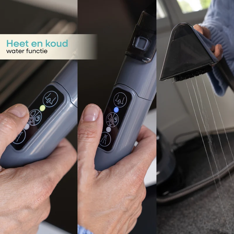 Achaté Vlekkenreiniger PRO met Stoom & Heet Water