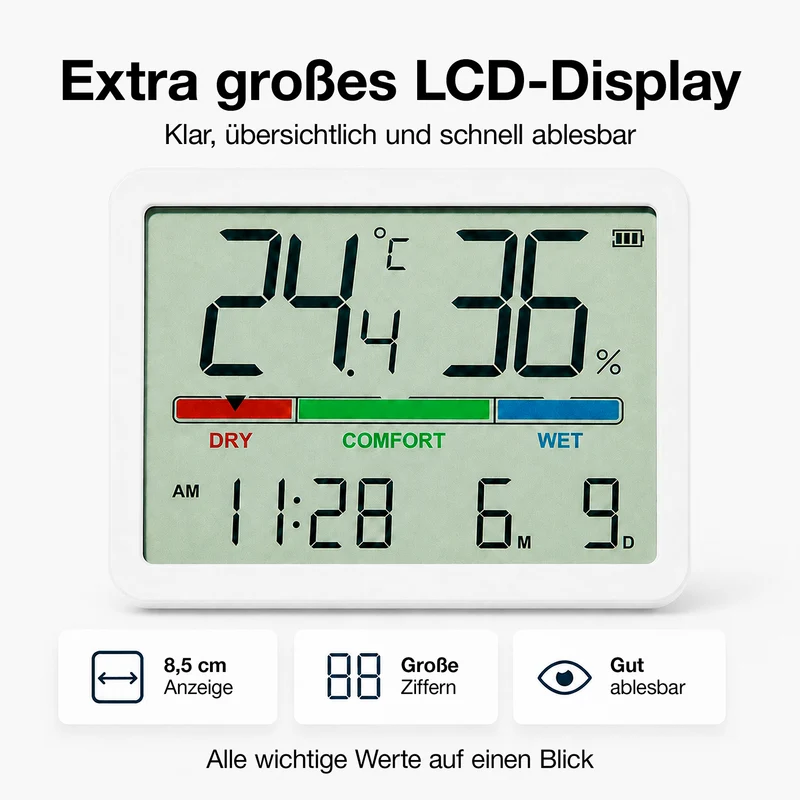 Digitales Thermo- & Hygrometer