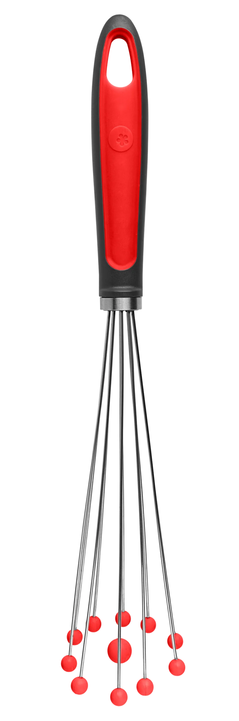 Kugelschneebesen rot