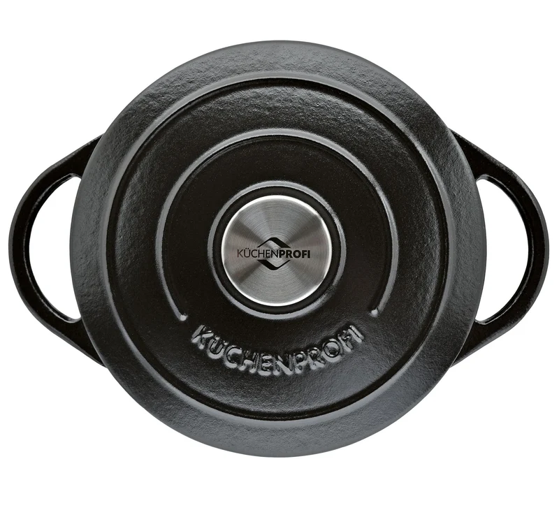 Bratentopf Provence rund 24 schwarz