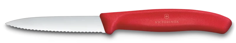 Gemüsemesser 8 cm Welle rot Swiss Classic