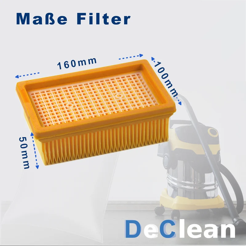 1 x Filter kompatibel mit Kärcher Flachfaltenfilter 2.863-005.0