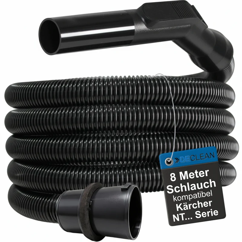 8 Meter Staubsaugerschlauch kompatibel mit Kärcher NT 555,NT 601,NT 602,NT 611,NT 700,NT 701