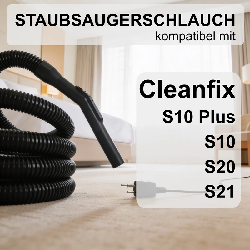 5 Meter Schlauch kompatibel mit Cleanfix S10,S10 plus, S20, S21, SW15, SW20, SW25KW