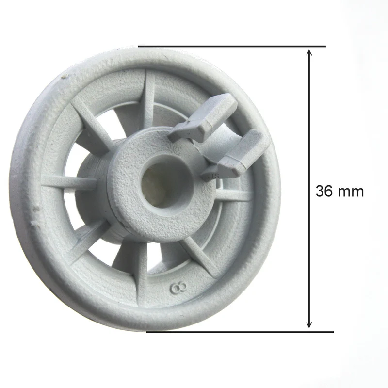Korbrollen kompatibel mit Bosch, Siemens, Neff 00 165314