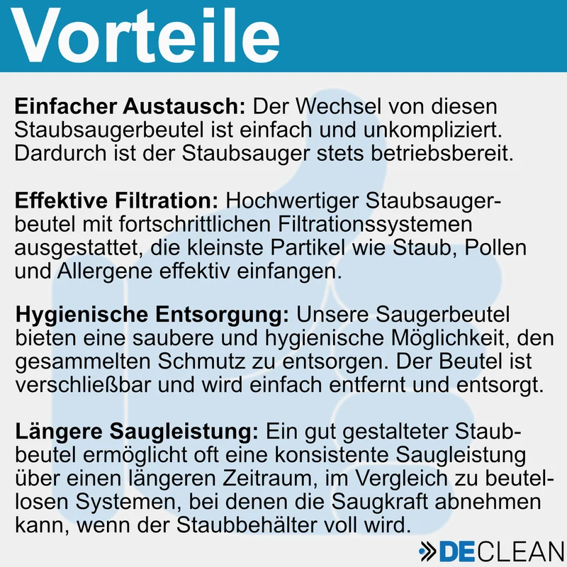 10 Staubsaugerbeutel kompatibel mit Kärcher 2.889-154.0, Nt 30/1 Ap-Tact, Te, l