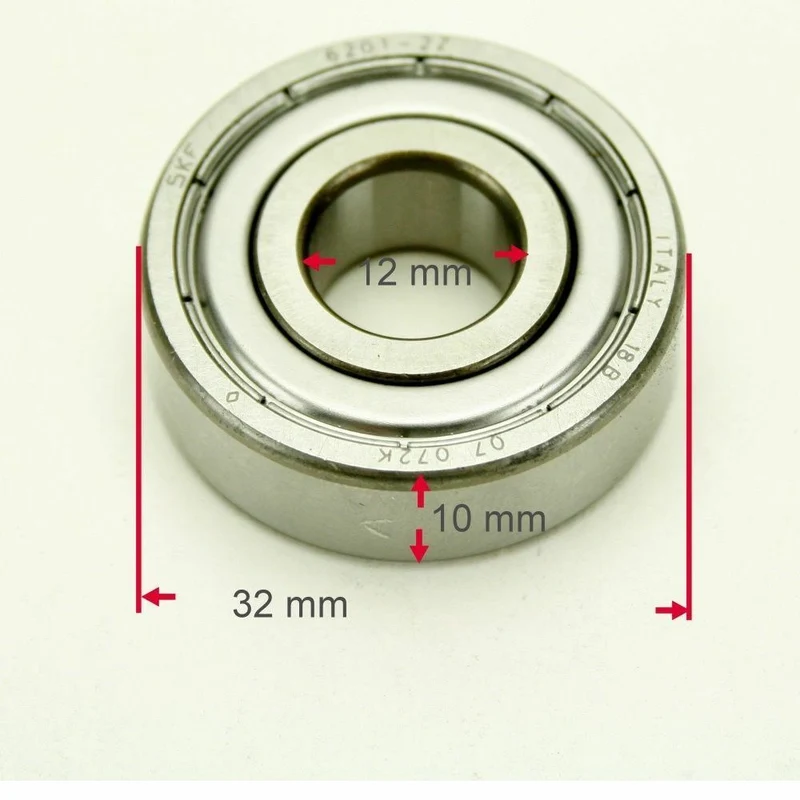 Kugellager SKF ZZ 10 mm passend für Waschmaschine 12 x 32 x 10 mm Lager