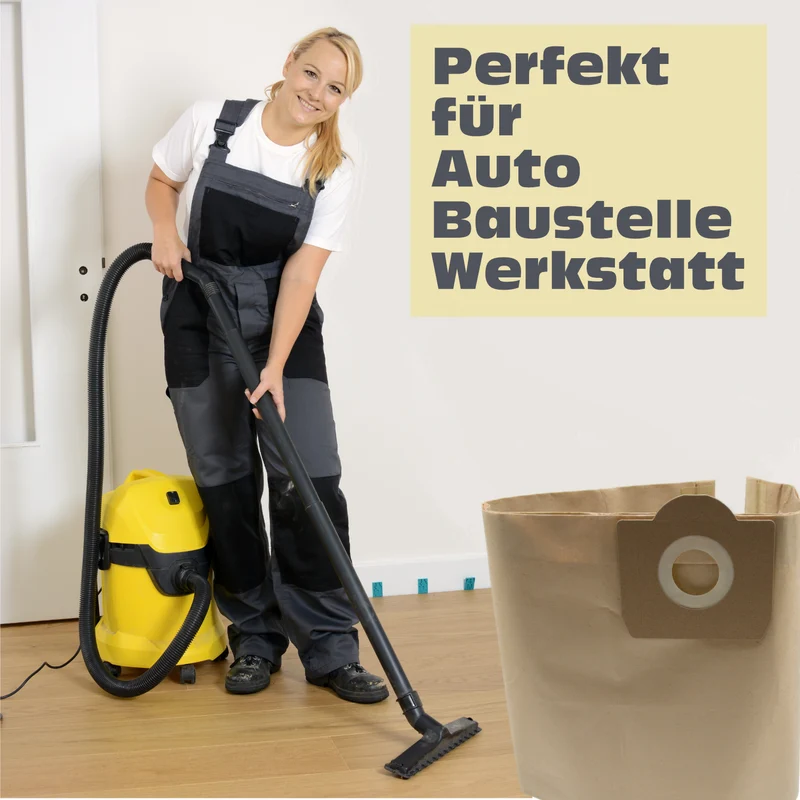 Staubsaugerbeutel kompatibel mit Rowenta, Kärcher BULLY RS05 RS06 RS07 RS08 RS09 RS10 RS100