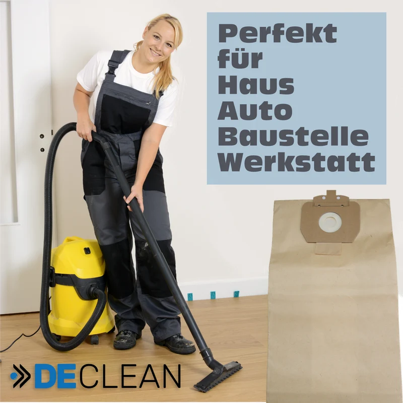 10 Staubsaugerbeutel kompatibel mit Cleanfix, Taski, Columbus S10 und S 10 Plus S 12 Staubsauger