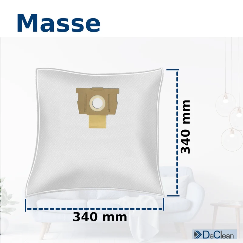 10 Staubsaugerbeutel kompatibel mit Swirl, Rowenta Serie Silence Force