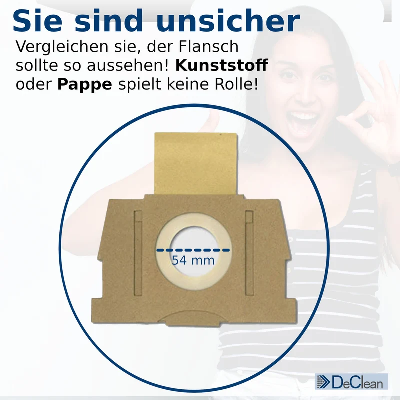 10 Staubsaugerbeutel kompatibel mit Swirl, Rowenta Serie Silence Force