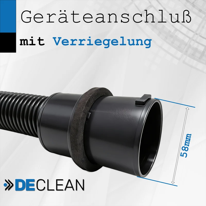 8 Staubsaugerschlauch 8 M kompatibel mit Kärcher SerieNT 45/1,48/1,55/1,65/2