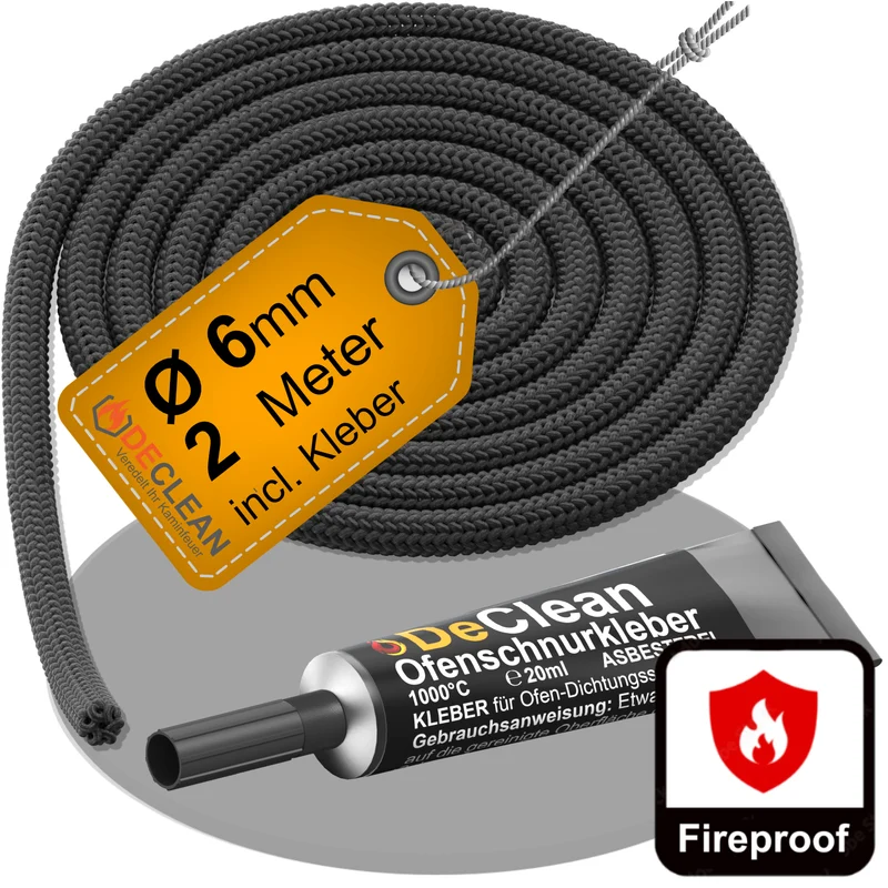 2 Türdichtung 2 m 6 mm