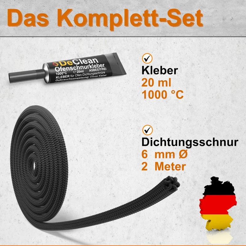 2 Türdichtung 2 m 6 mm