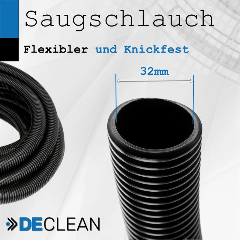 Staubsaugerschlauch 2m kompatibel mit Kärcher A 2731 pt, A 2801 plus, A 2901, A 3100