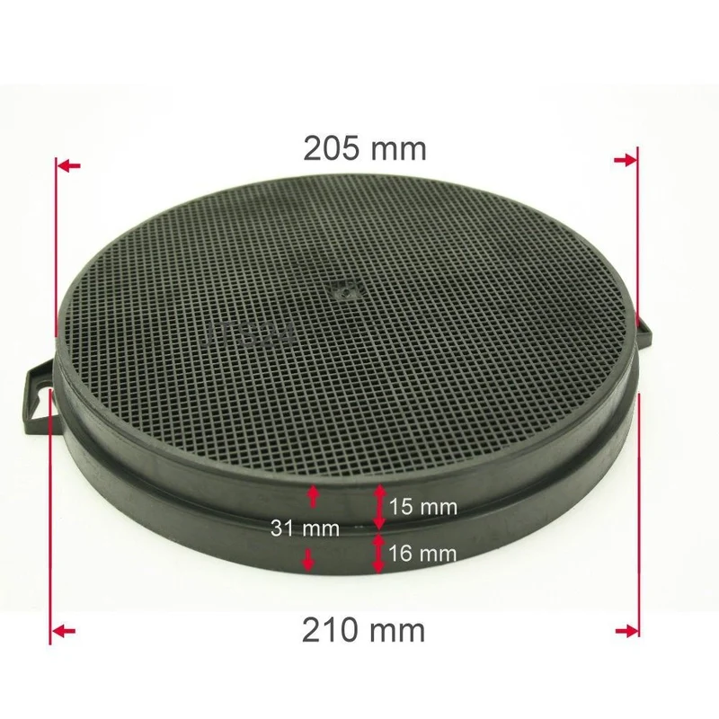 Aktivkohlefilter 210 mm kompatibel mit Bosch DHZ5140